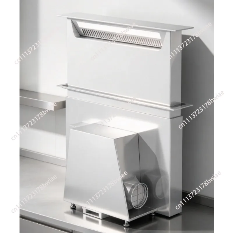 Range hood New hidden household intelligent automatic lifting large suction frequency conversion range hood