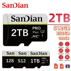 Original Micro Card 2TB High Speed TF Card 1TB SD Memory Card For Phone Security Protection Flash Card Give Card Reader