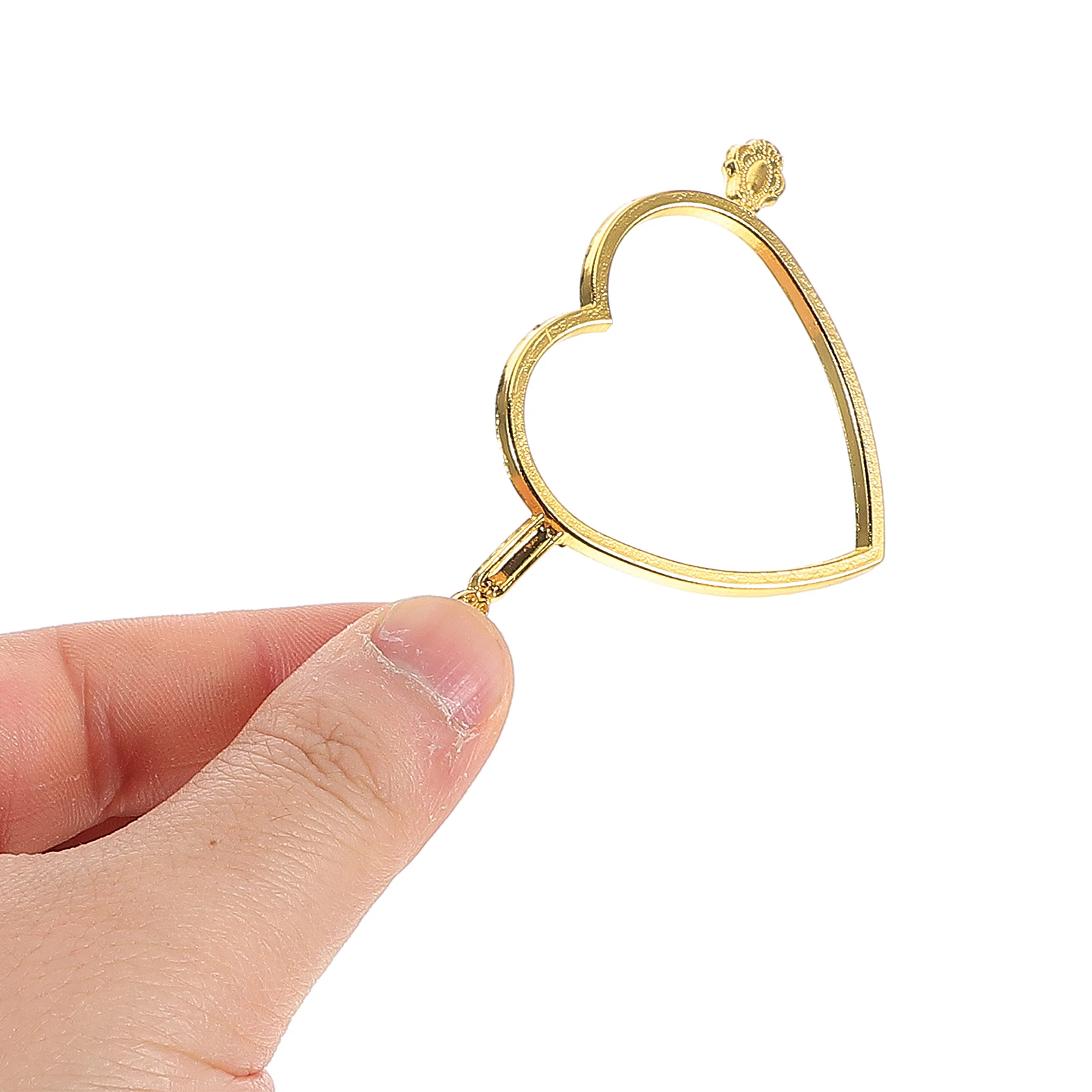 

2pcs Metal Seal Molds Four Leaves Heart Shaped Traditional Wax Seal Rings Sealing Wax Molds For Wedding Invitations