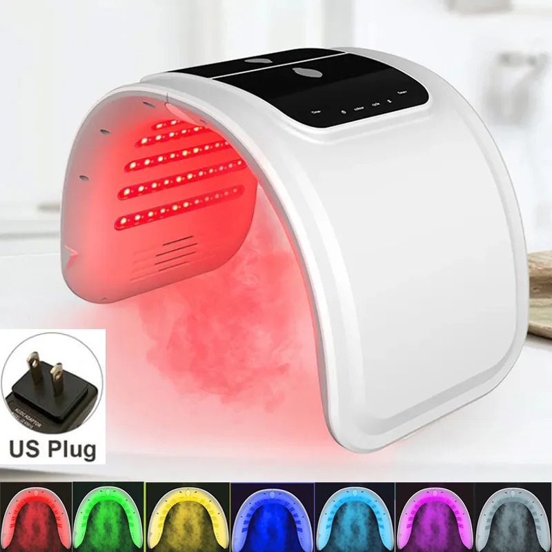 7-kleuren LED-gezichtsmasker PDT-apparatuur SPA Gezichtssprayapparaat Huidverjonging Licht Gezichtslichaam Schoonheidsmachines voor huidverzorging - afbeelding 1