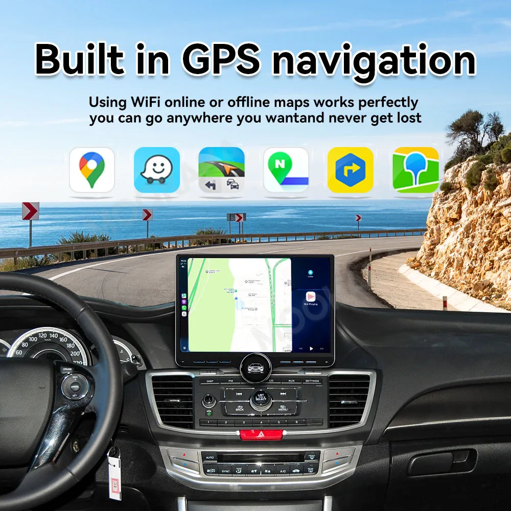 11.5 Inch Android 15 For Honda Accord 9th Gen 2014‑2016 Car Radio Stereo Multimedia Player GPS Navigation Wireless CarPlay DSP
