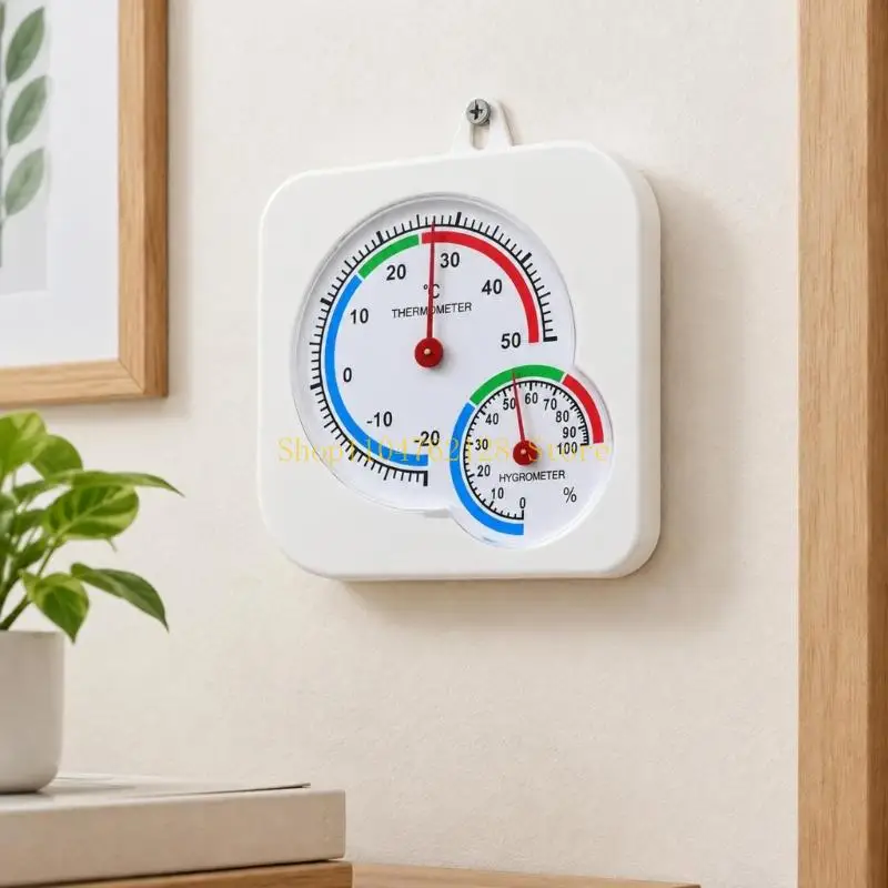 Two-Needle Indoor Climate Monitor with Hygrometer and Temperature Displays best sale