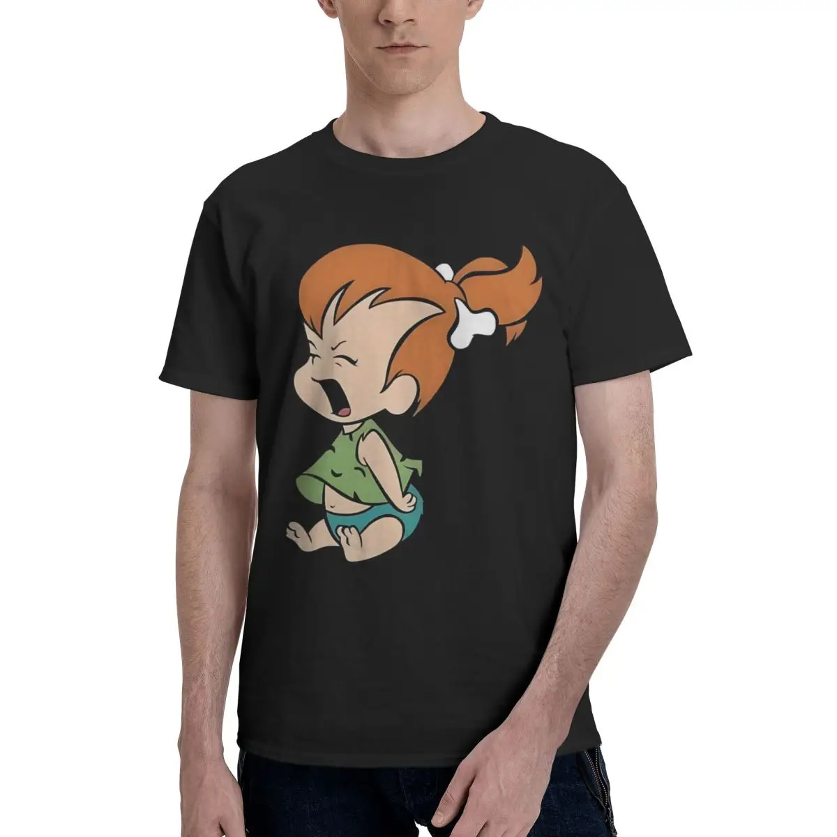 Crying Baby Cartoon Sports Tshirt High grade Home Championship Top Quality USA Size