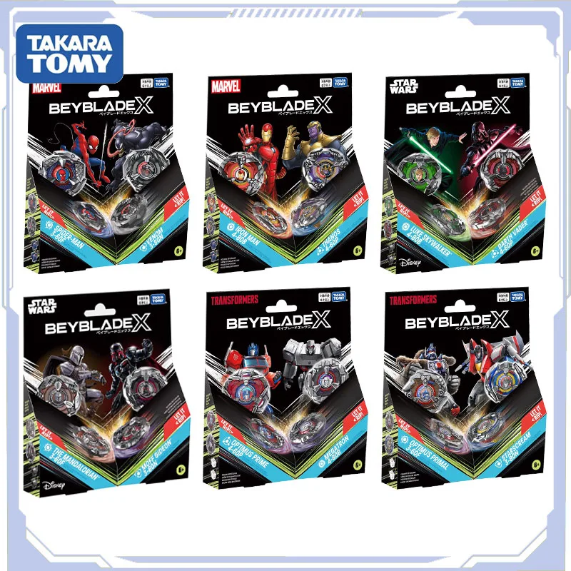 タカラトミーオリジナルジャイロベイブレード-x-アイアンサノスオプティマスプライムメガトロンアクションフィギュアおもちゃ男の子女の子子供クリスマスギフト