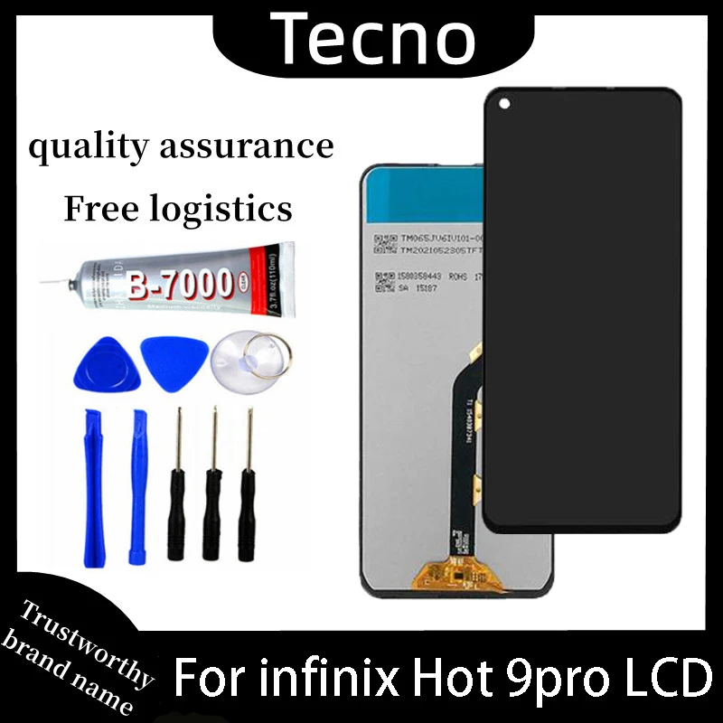 

Original 6.6" Hot9 LCD For Infinix Hot 9 / Hot 9 Pro X655 X655C X655D X655F LCD Display Touch Screen Digitizer Assembly Replacem