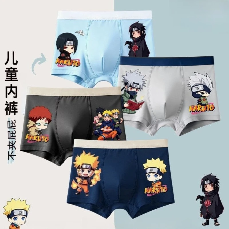 Naruto Uzumaki Naruto Uchiha Sasuke Boxershorts, kreativ, cool bedruckt, kreative Baumwolle, schweißabsorbierend, atmungsaktiv, Boxershorts – Detail 2