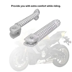 Foot Pegs Footpegs for YZF R1 2002‑2012 Foot Rest Motorcycle Footrest Foot Step Pegs for YZF R1 YZF R6 Motorcycle Footpegs
