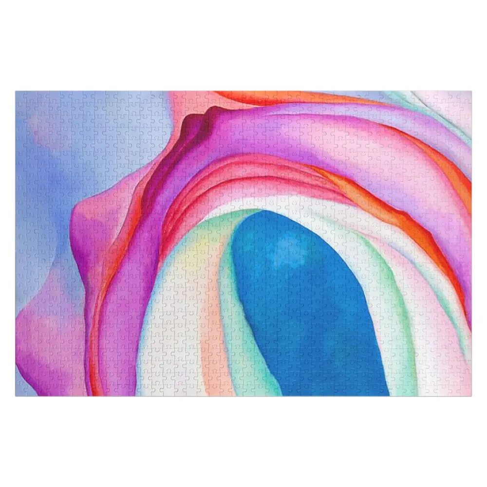 Georgia O’keeffe Jigsaw Puzzle Adult Wooden Personalize Personalized Gift Puzzle