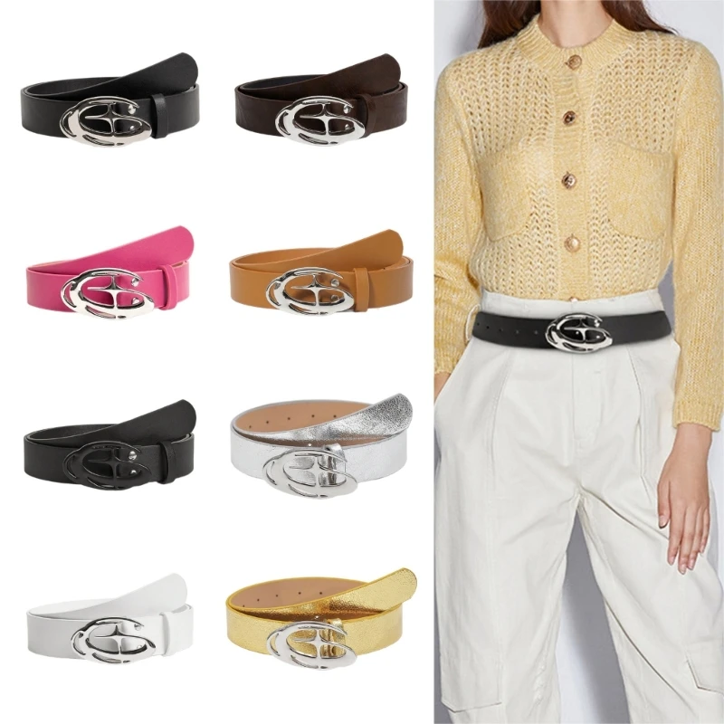 

Elegant Waist Belts for Jeans Pants Dress Simple Buckle Skinny Belt Girls Body Jewelry Skinny Waist Chain