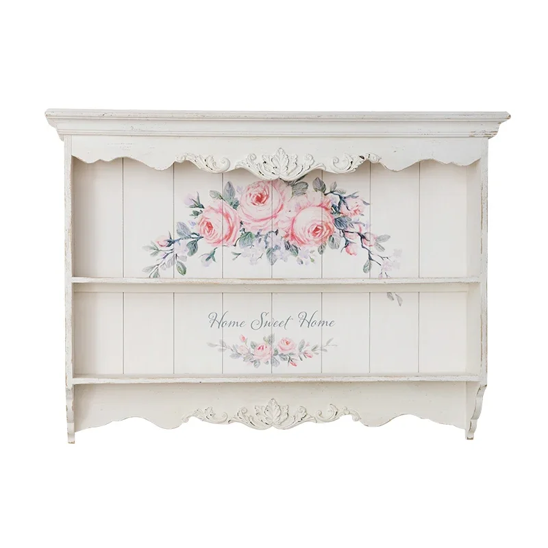 French kitchen wall-mounted, storage rack, wall-mounted multi-functional wall, multi-layer balcony closet shelf