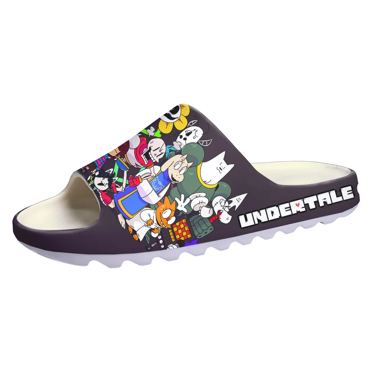 Anime Cartoon Game Undertale Sans Skull Soft Sole Sllipers Mens Womens Teenager Home Clogs Custom Water Shoes on Shit Sandals