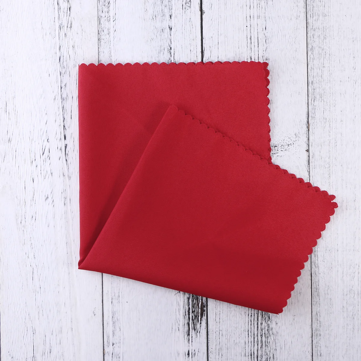 

10Pcs Dinner Napkins Wave Lace Elegant Dining Table Decorations Restaurant Coffee Home Red Dinner Napkin