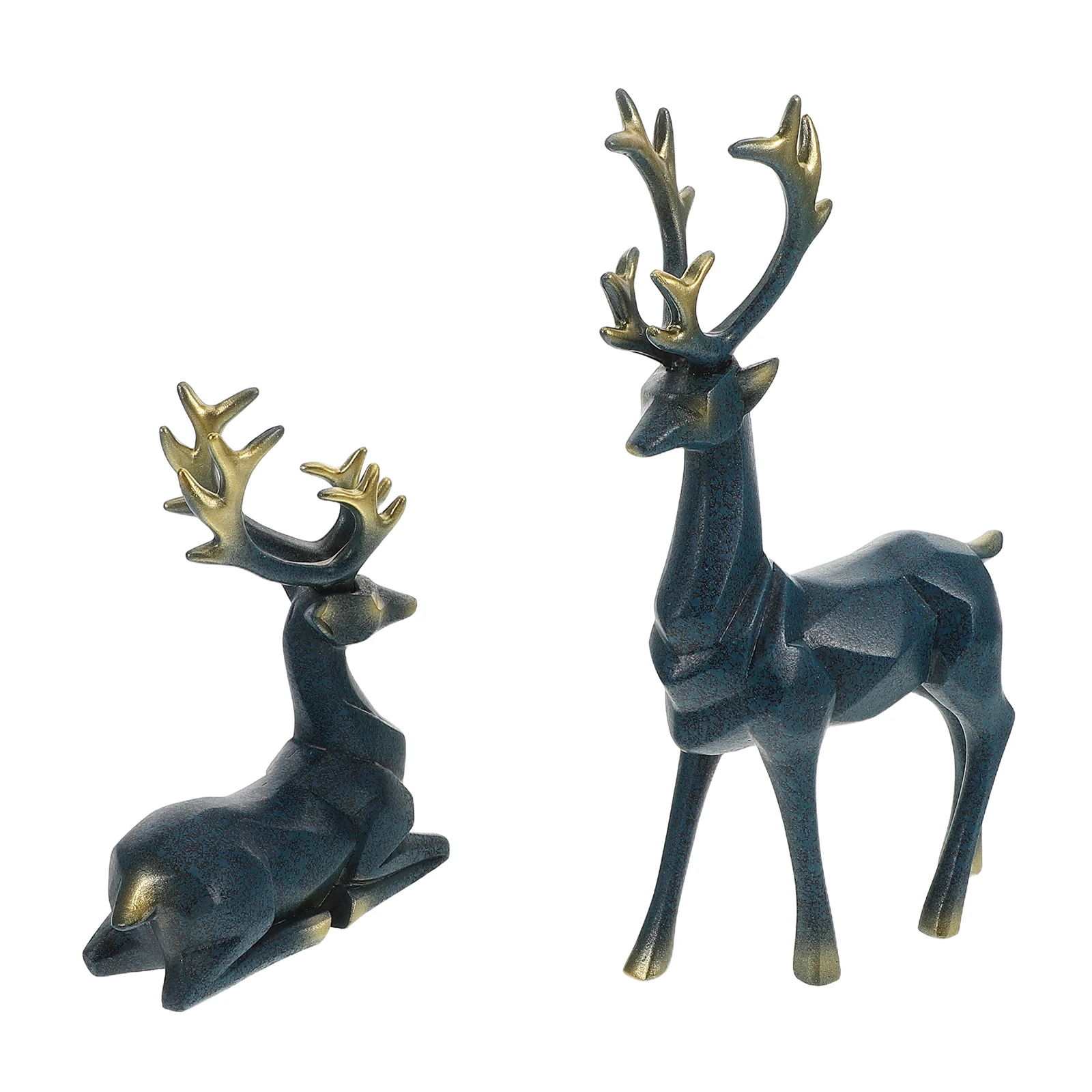 

Nordic Elk Ornaments Home Decorative Accessories Resin Reindeer Bedroom Sculpture Desktop Bookshelf Animal Office