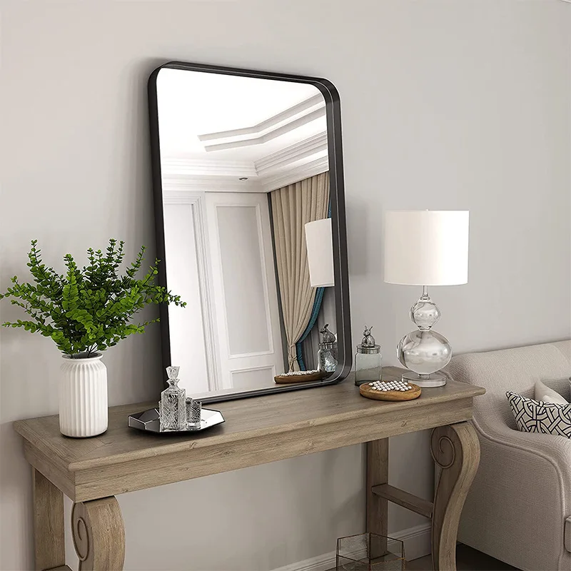 Manufacturer's direct supply of square decorative mirrors DIY wall mounted decorative mirrors minimalist bathroom wall mounted d