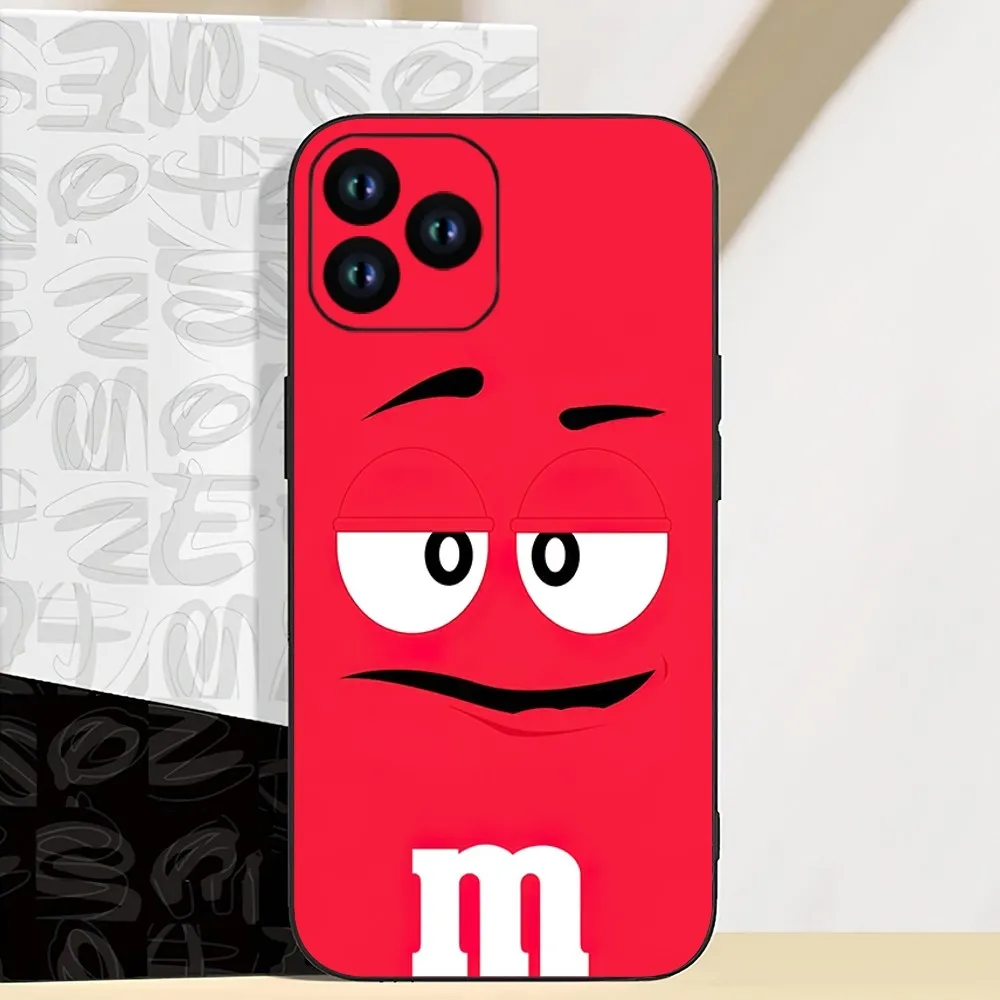 Cartoon C-Cokelat M-MaiYaCa M-Ms Phone Case For iPhone 11 12 13 14 15 Mini Pro XS Max X S Plus XR Shell