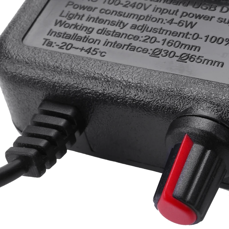 48 LED SMD USB ปรับแหวน Light Illuminator โคมไฟสําหรับกล้องจุลทรรศน์อุตสาหกรรมกล้องอุตสาหกรรมแว่นขยาย