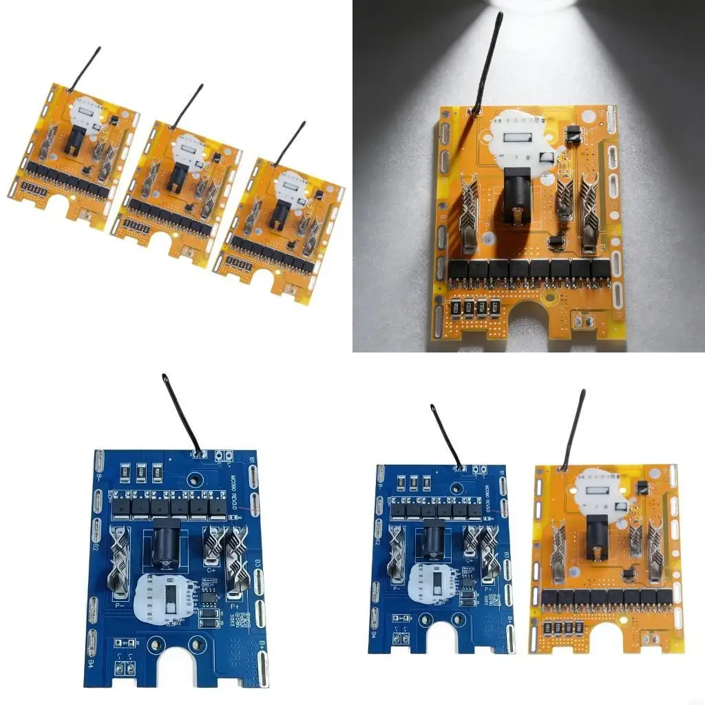 1/3/5Pcs 6MOS/8MOS 21V 18650 Battery Cell Module Electric Tool Application For Battery Charging Protective Board Replacement