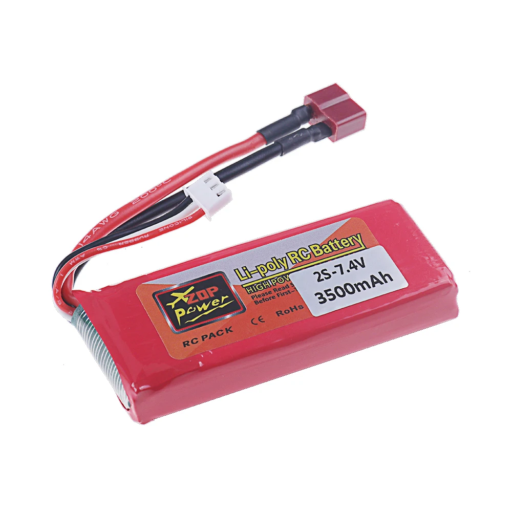 7.4V 3500mAh Lipo Battery Charger Sets for Wltoys 144001 124016 124017 144002 Car battery 2s 7.4v for Wltoys 12428 12423 RC Car