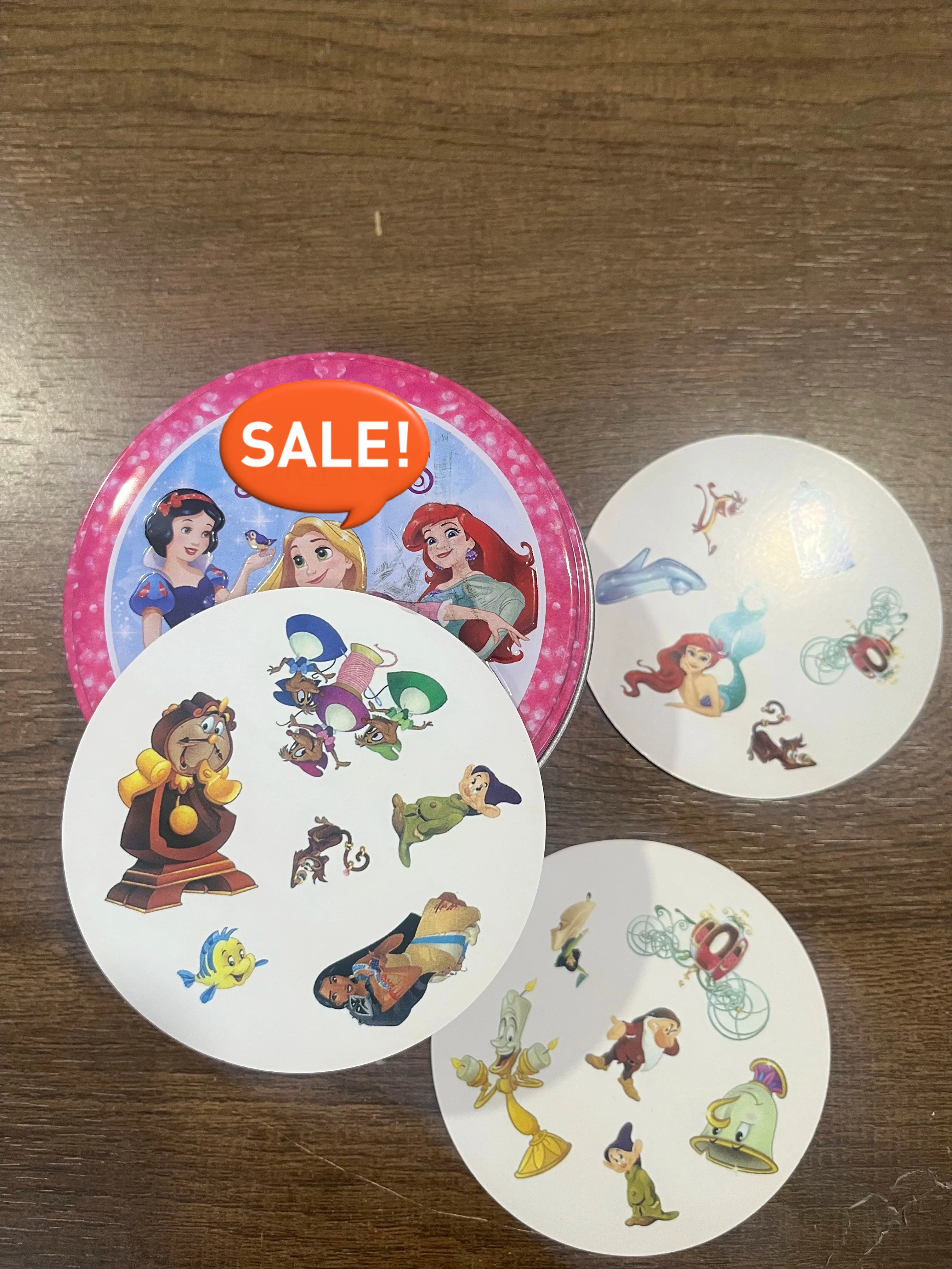 لعبة ببطاقات ورق الأميرة كاواي، صندوق حديدي، حيوانات عائلية ممتعة، جونيور هيب للأطفال، لعبة لوحية للعطلات، بطاقة تخييم #1