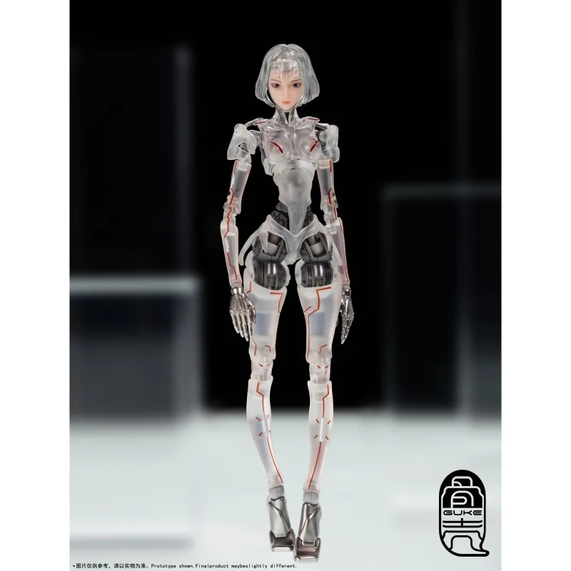 1/12scale Genuine Bone Shell Workshop Ai Agent Maid Type C1 Transparent Color Articulated Figure Collection Decoration Model