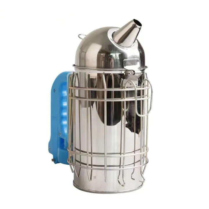 Benefitbee Stainless Steel Beekeeping Tool Electric Bee Smoker with Heat Shield protection view 3