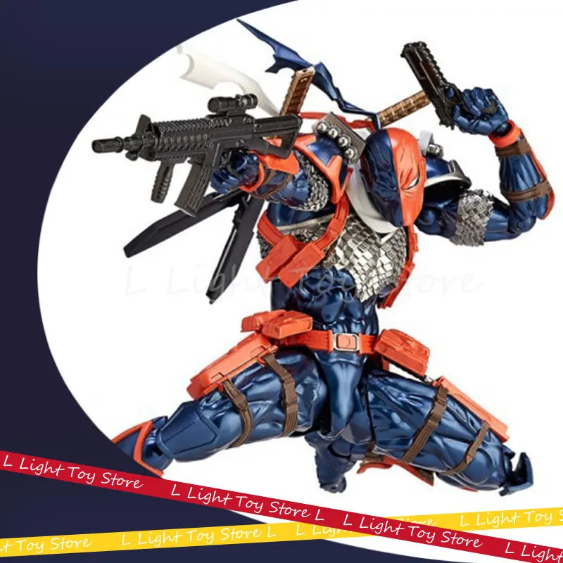 

17 см удивительная аниме-фигурка Yamaguchi Deathstroke DC Терминатор, экшн-фигурка, коллекционная лига Справедливости, статуя Deathstroke, игрушка в подарок