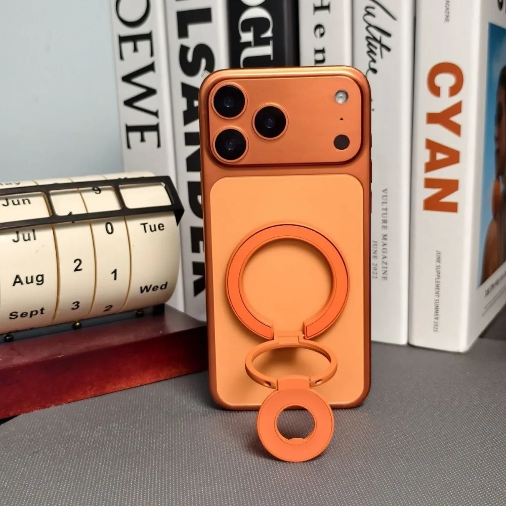 كاندي كولور الهاتف قوس مغناطيسي 360 °   قبضة حامل البنصر الدوارة لحافظة الهاتف ملحقات حامل مغناطيسي مثبتة على السيارة