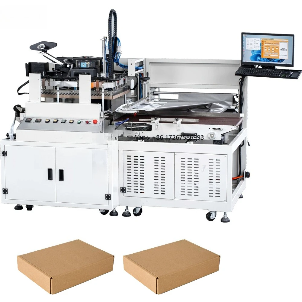 Label Printer Bag Making Machine Express Packaging Machine Plastic Bag Automatic Bagging and Intelligent Logistics Distribution