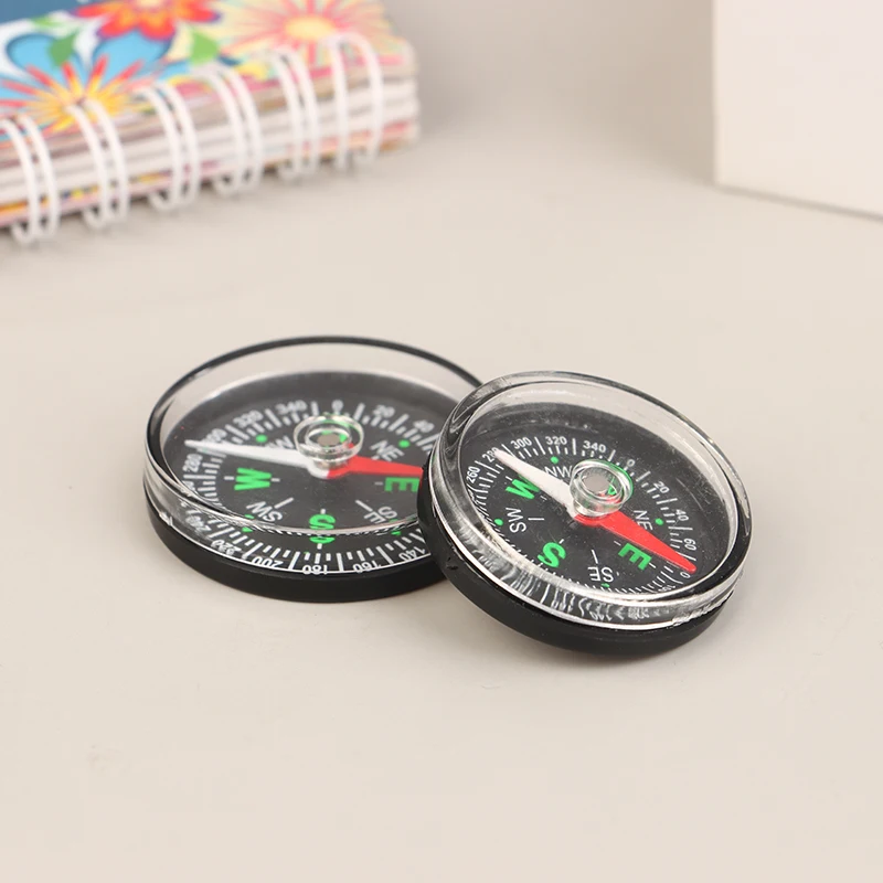35/40MM Handheld Compass ABS Camping Pocket Compass Portable Navigation Climbing Riding Children Gift Outdoor Survival Gear
