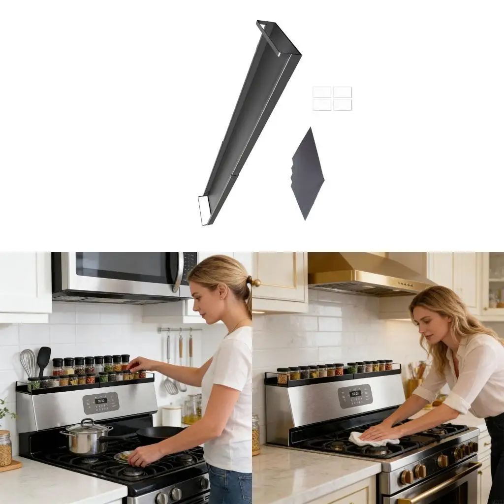 Tool Assembly Spice Storage Unit For Stove Back Offers Or Adhesive Choice