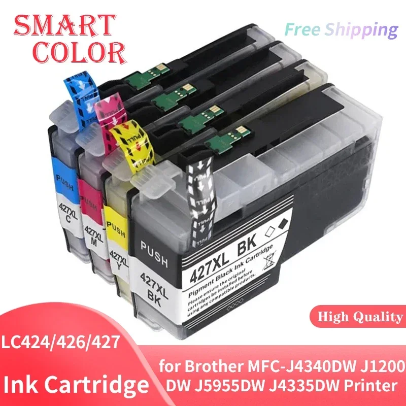 LC424 LC426 LC427 LC-424 LC-426 LC427XL Premium Compatible Ink Cartridge For Brother MFC-J4340DW J1200DW J5955DW J4335DW