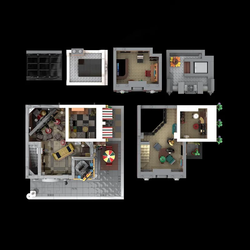 مدينة شارع عرض Moc اللبنات وحدات الزاوية نادي الجاز نموذج التكنولوجيا الطوب لتقوم بها بنفسك تجميع اللعب البناء HolidayGift