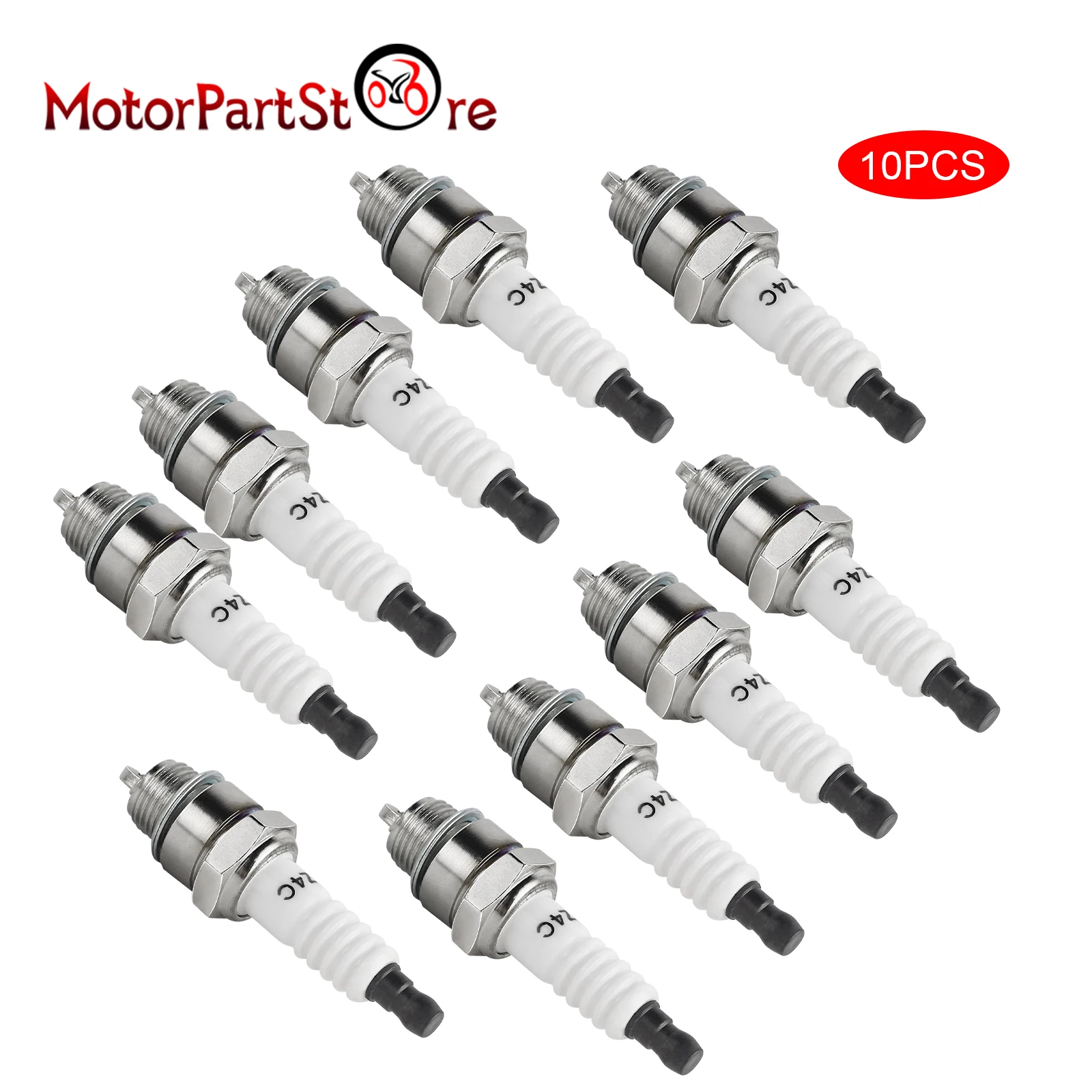 Свеча зажигания Z4C для 49cc 50cc 60cc 66cc 70cc 80cc 2-тактный Yamaha Suzuki моторизованный велосипед мопед скутер, 10 упаковок