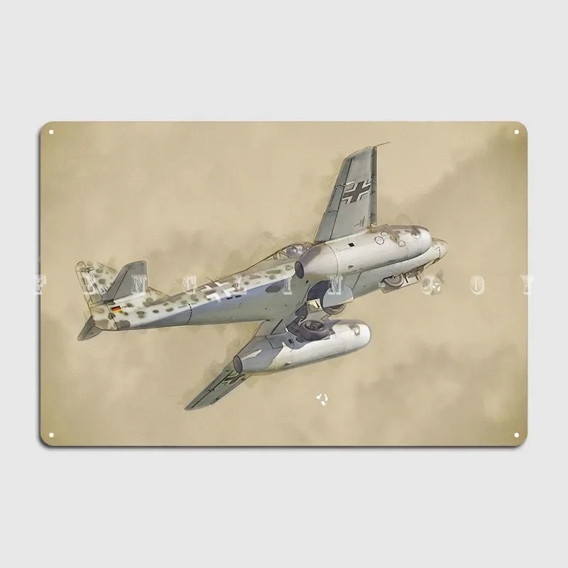 Me262 Metal Sign Wall Mural Wall Vintage Wall Decor Tin Sign Poster