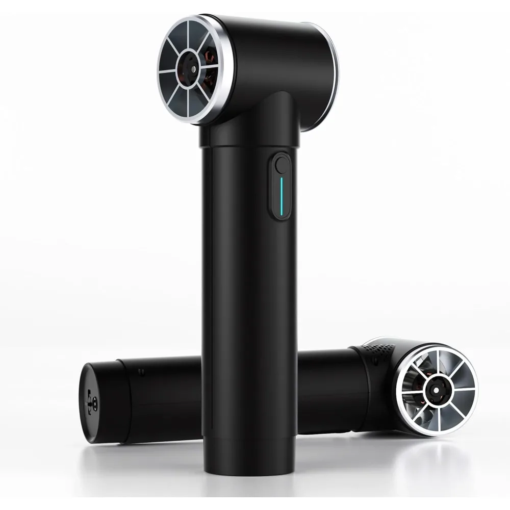 Turbo Dryer Blower for Car & Yard, 600W 50MM Cordless Electric Leaf Blower, 4 Speeds, 900g Max Thrust, for Cleaning Car