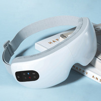 Smart USB Rechargeable Electric Eye Massager Air Pressure Hot Compress Massage Glasses Foldable Bluetooth Music Eyes Massage