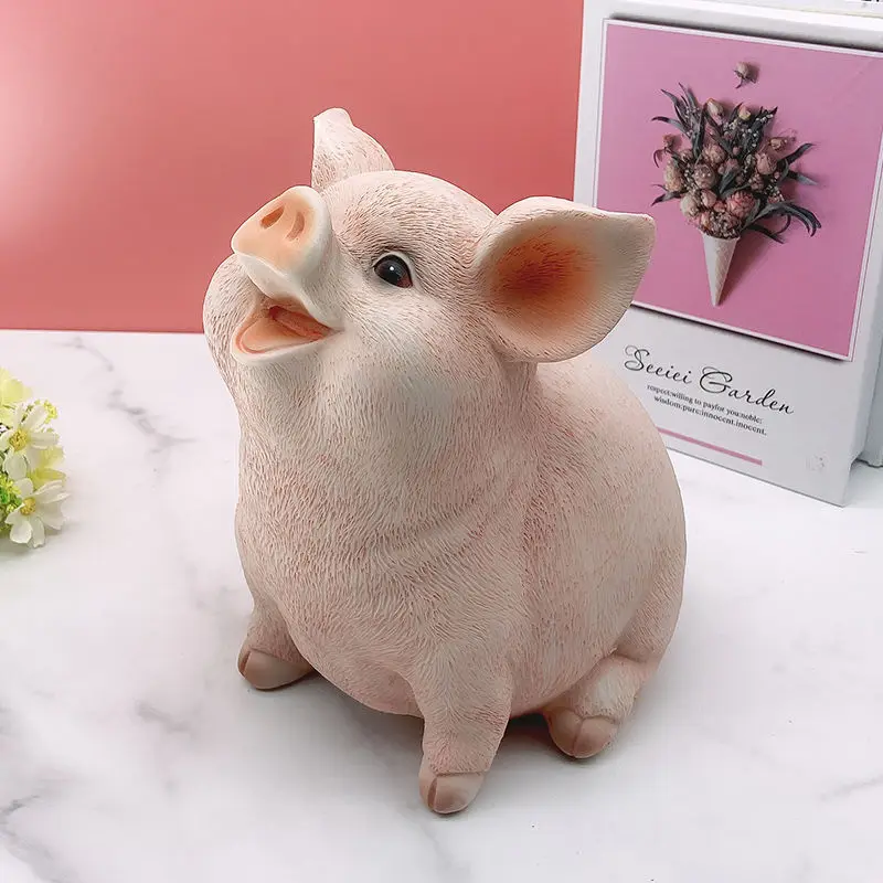 Pig Piggy Bank Child Piggy Bank Household Items Children Toys Money Boxes Cartoon Pig Shaped Birthday Gift Coins Storage Box