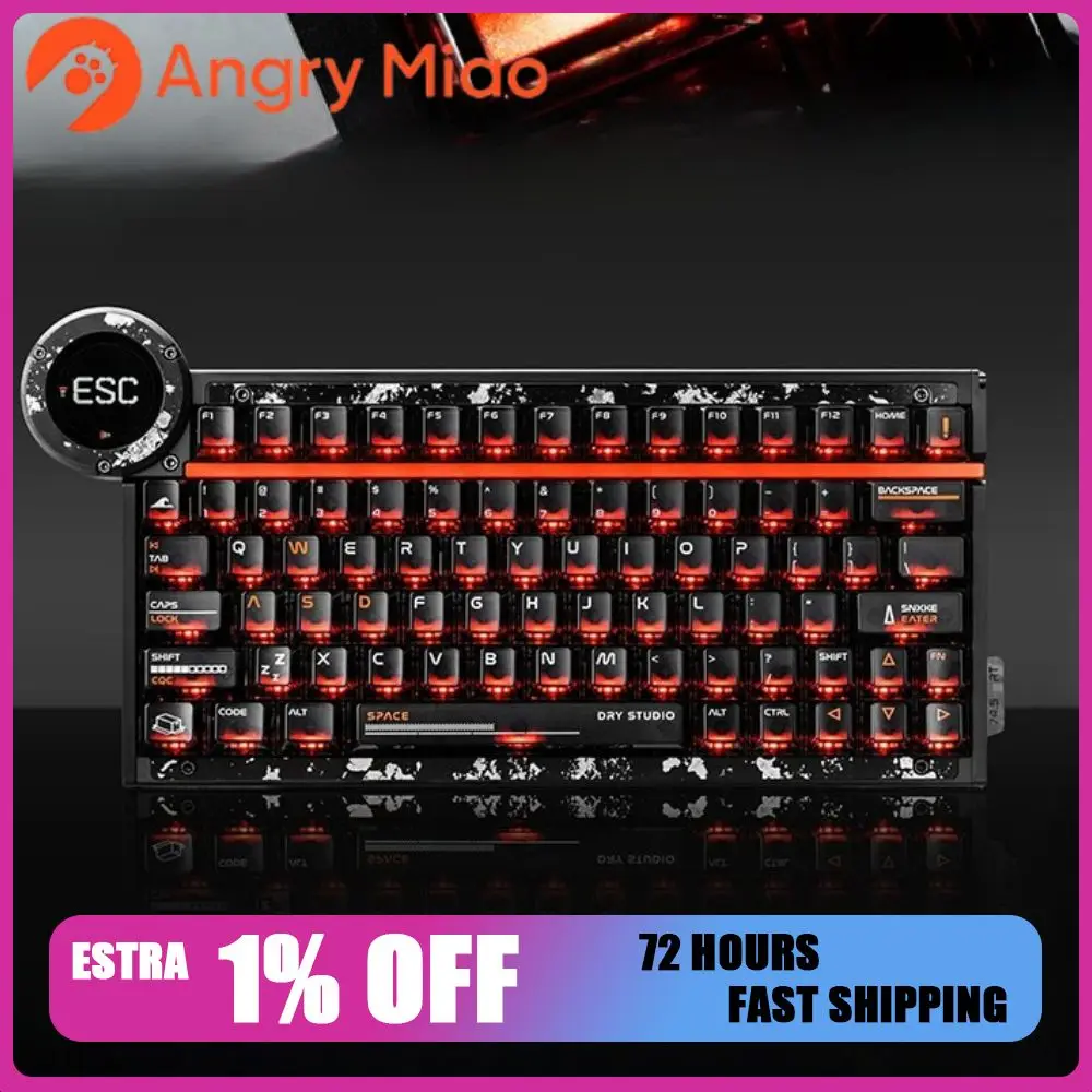 AngryMiao Battleye R2 BE745 Magnetic Axis Keyboard RT0.001 Aluminum Esports Gaming Mechanical Keyboard  RGB PC Accessories Gift