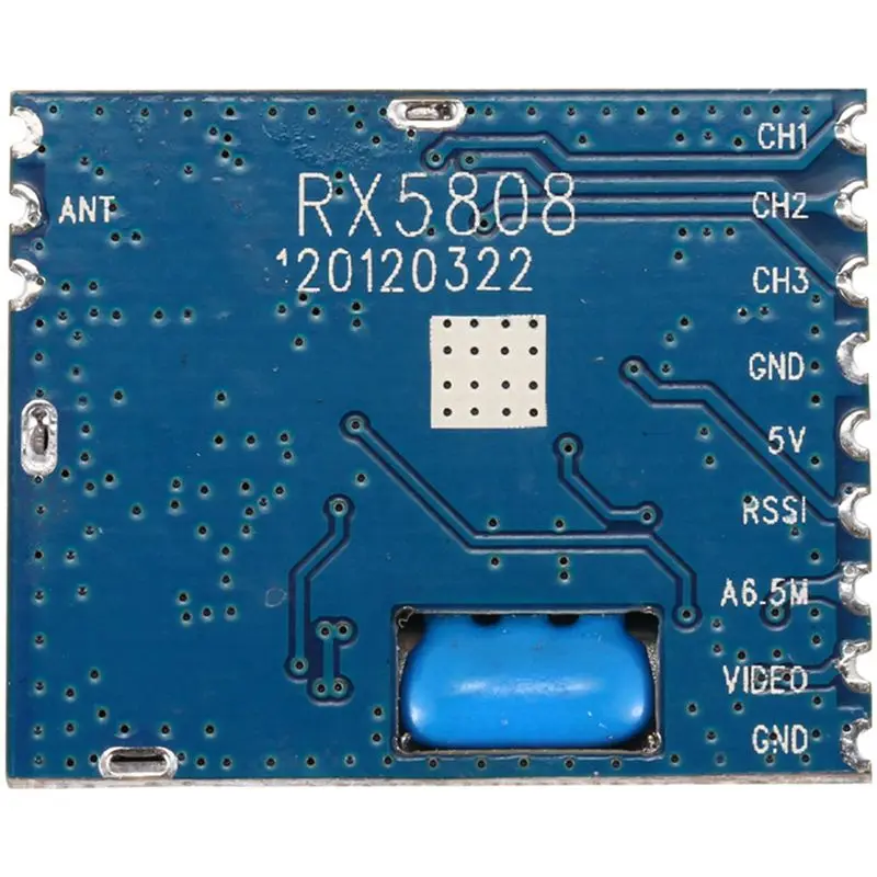 AS96-2Pcs FPV 5.8G Wireless Mini Audio Video Receiver Module RX5808 For FPV System RC Helicopter