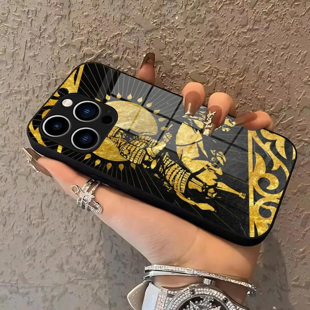 

Flag Kazakhstan Phone Case For IPhone 17 16 15 Pro Max 14 13 12 Mini Plus Samsung S25 Glass phone case
