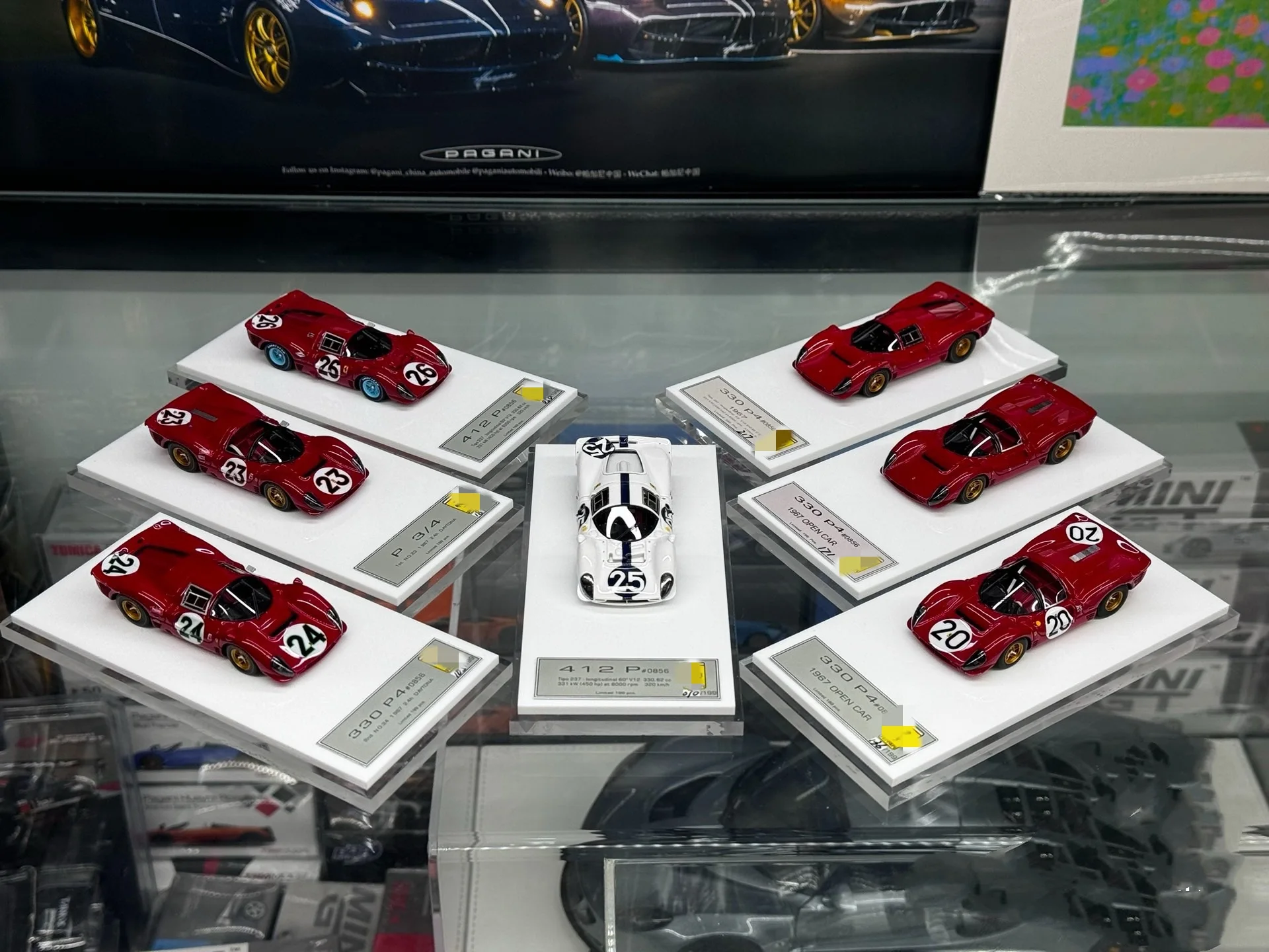 DMH 1:64 330 P4/412P ชุด Limited edition เรซิ่นรุ่นของเล่นเด็กของขวัญ