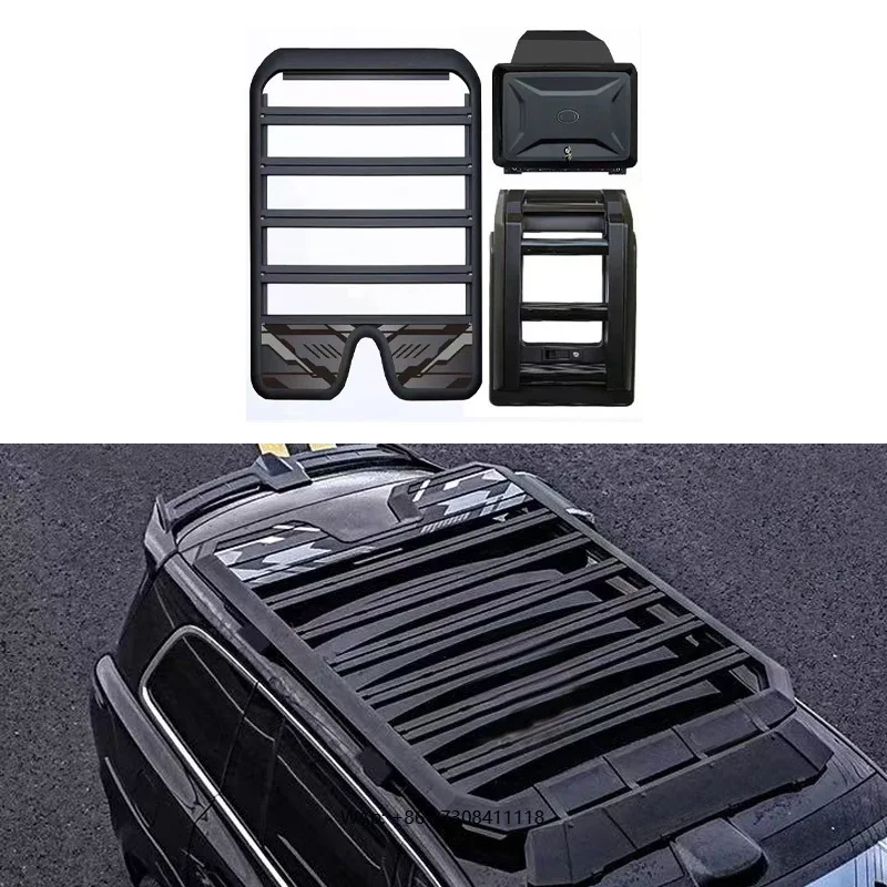 

For Ideal ONE/L6/L7/L8 Modified Vehicle Roof Extension Platform Luggage Rack Folding Ladder Side Backpack