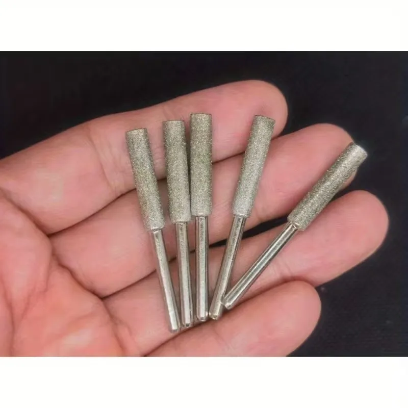 

28pcs 5.5mm Diamond Burr, Multi-Shape for Complex Carving on Jade & Glass