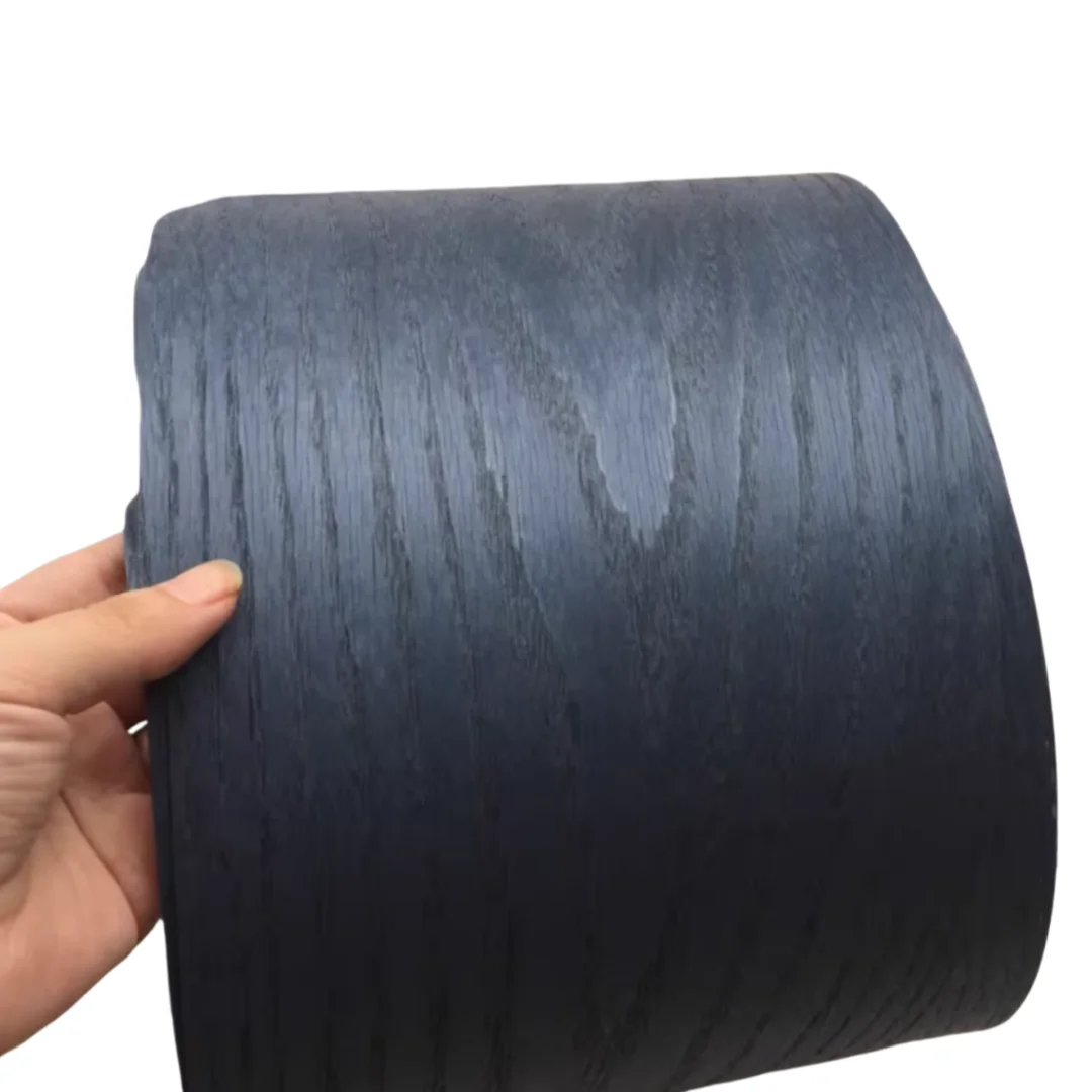 Length:2.5meters Width:140mm Thick:0.25mm Dark Blue Dyed Oak Wood Veneer Sheets Ideal for Furniture Decor Guitars & More