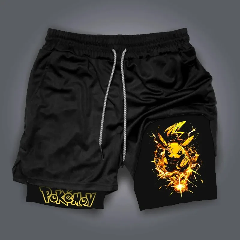 shorts-esportivos-masculinos-de-verao-da-moda-com-estampa-pokemon-com-padroes-de-anime-japones-pikachu-e-shorts-de-corrida-masculinos-de-bolso