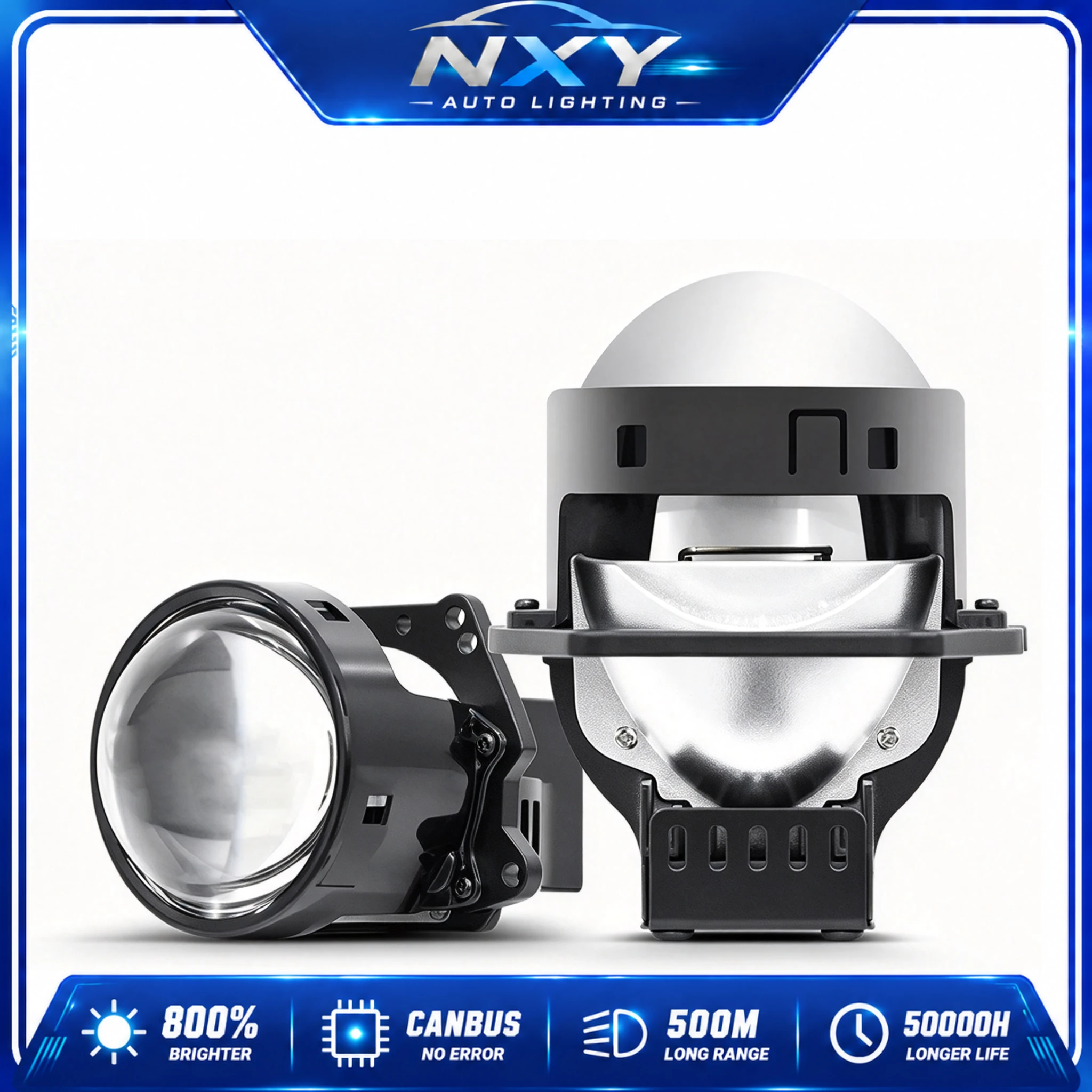 Laser Led Headlight Projector Lens - Lensa Proyektor Laser Bi-LED NXY 3.0