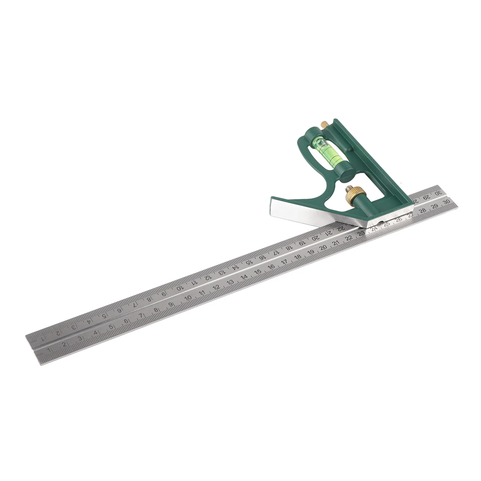 Measuring Tools Multi Functional 300mm Combination  Angle Ruler 45/90 Degree With Bubble Level Stainless Steel Ruler Ruler