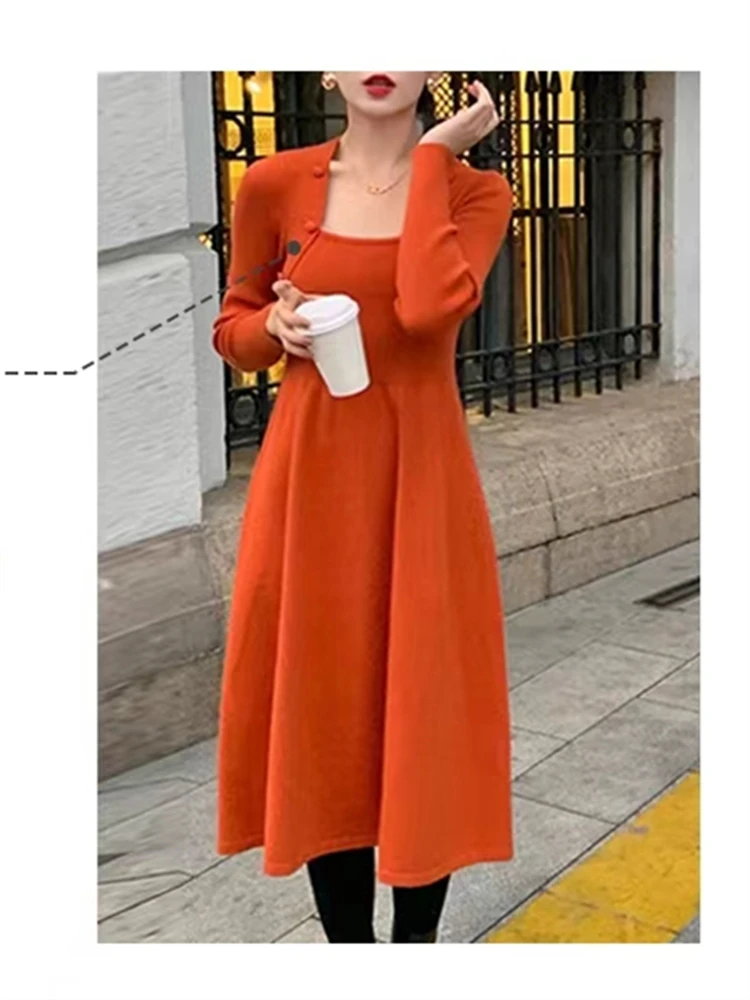 Spring Women Dress Bodycon Mini Evening Female Vintage Party Knitted Women Dresses Girl Casual Vestido Prom Sexy Skinny Fall Y2K