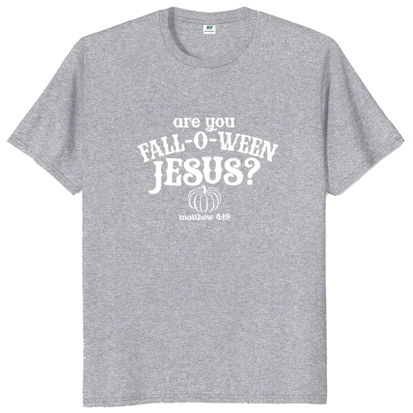 Are You Fall-O-Ween Jesus T Shirt Halloween Christian Fans Vintage Short Sleeve EU Size 100% Cotton Unisex Summer O-neck T-shirt