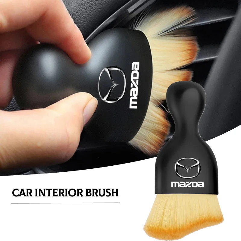 Car Interior Cleaning Tool Dashboard Air Outlet Soft Brush For Mazda 2 3 4 5 6 7 8 ATENZA Axela 5 6 323 RX8 CX6 CX5 CX4 MX3 MX5